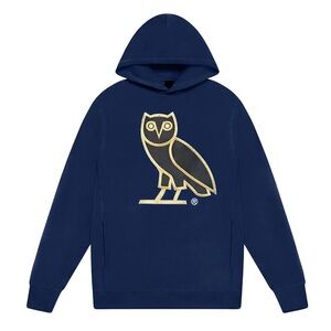 OVO - OG Embroidered Owl Hoodie - Navy/Gold - Vintage 2012 - 100% Authentic